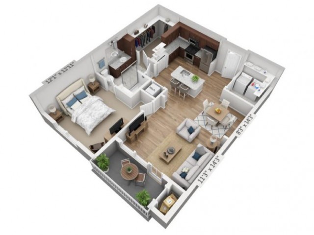 Cadence | 1 bed 1 bath | from 832 square feet