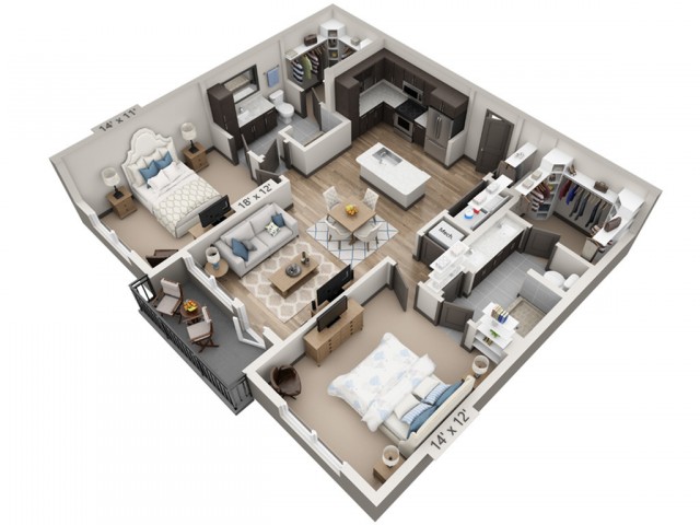 Overture Stone Oak - San Antonio 1117SF