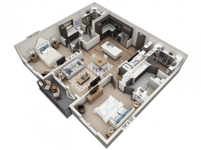 Overture Stone Oak - San Antonio 1081SF
