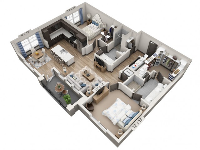 Overture Stone Oak - Blanco 1215SF