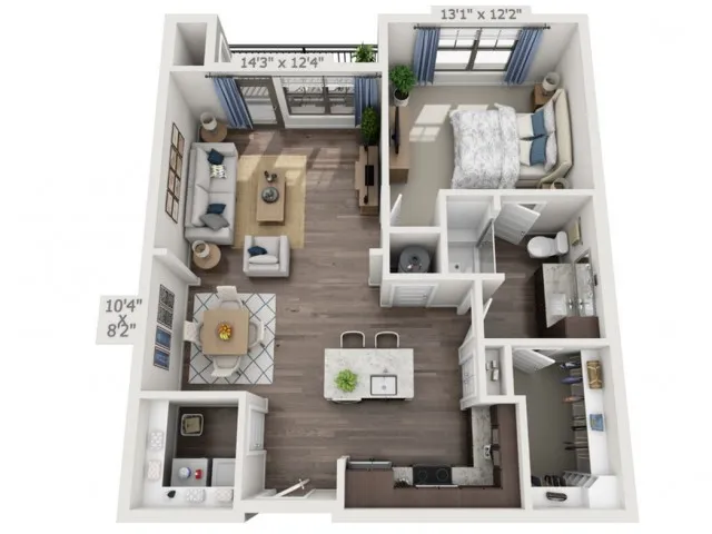 Overture West Ashley 55+ Active Adult Apartment Homes - A2