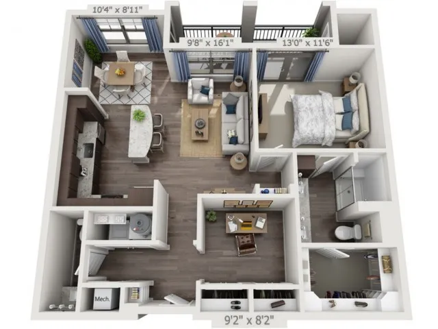 Overture West Ashley 55+ Active Adult Apartment Homes - A4