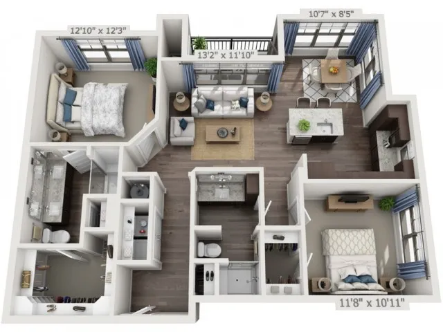 Overture West Ashley 55+ Active Adult Apartment Homes - B2