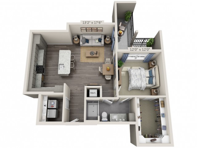 Overture Providence 55+ Active Adult Apartment Homes - A3
