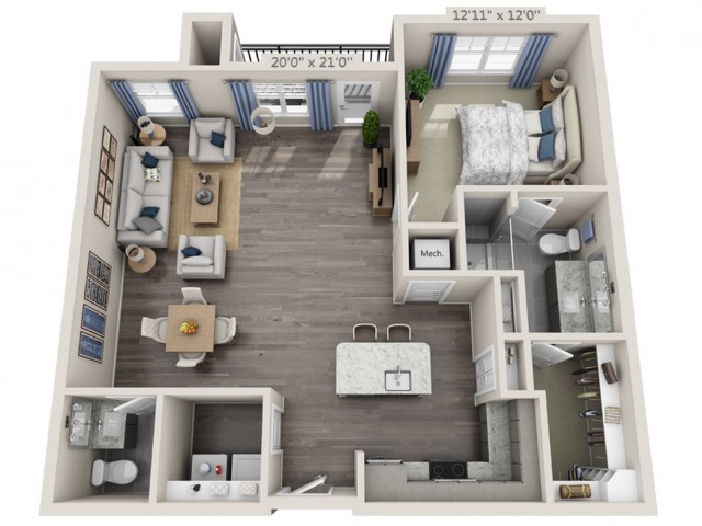 Overture Providence 55+ Active Adult Apartment Homes - A5