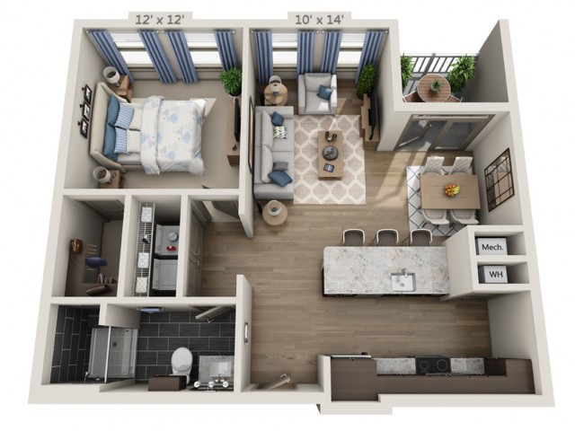 Overture Fair Ridge 62+ Active Adult Apartment Homes - A7