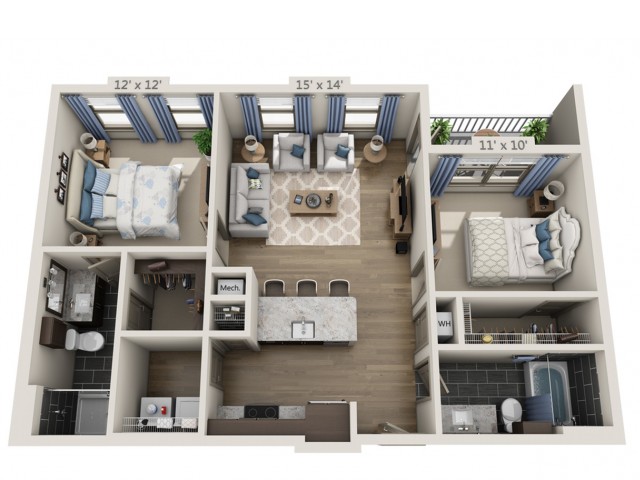 Overture Fair Ridge 62+ Active Adult Apartment Homes - B1