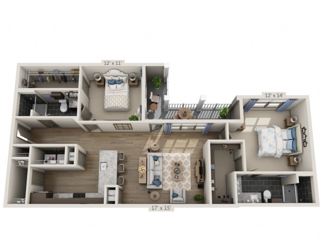 Overture Fair Ridge 62+ Active Adult Apartment Homes - B5