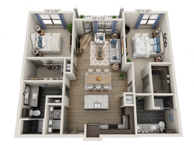 Overture Fair Ridge 62+ Active Adult Apartment Homes - B3