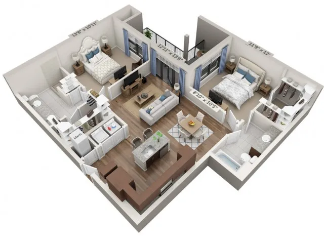 Overture Fairview 55+ Active Adult Apartment Homes - Mezzo