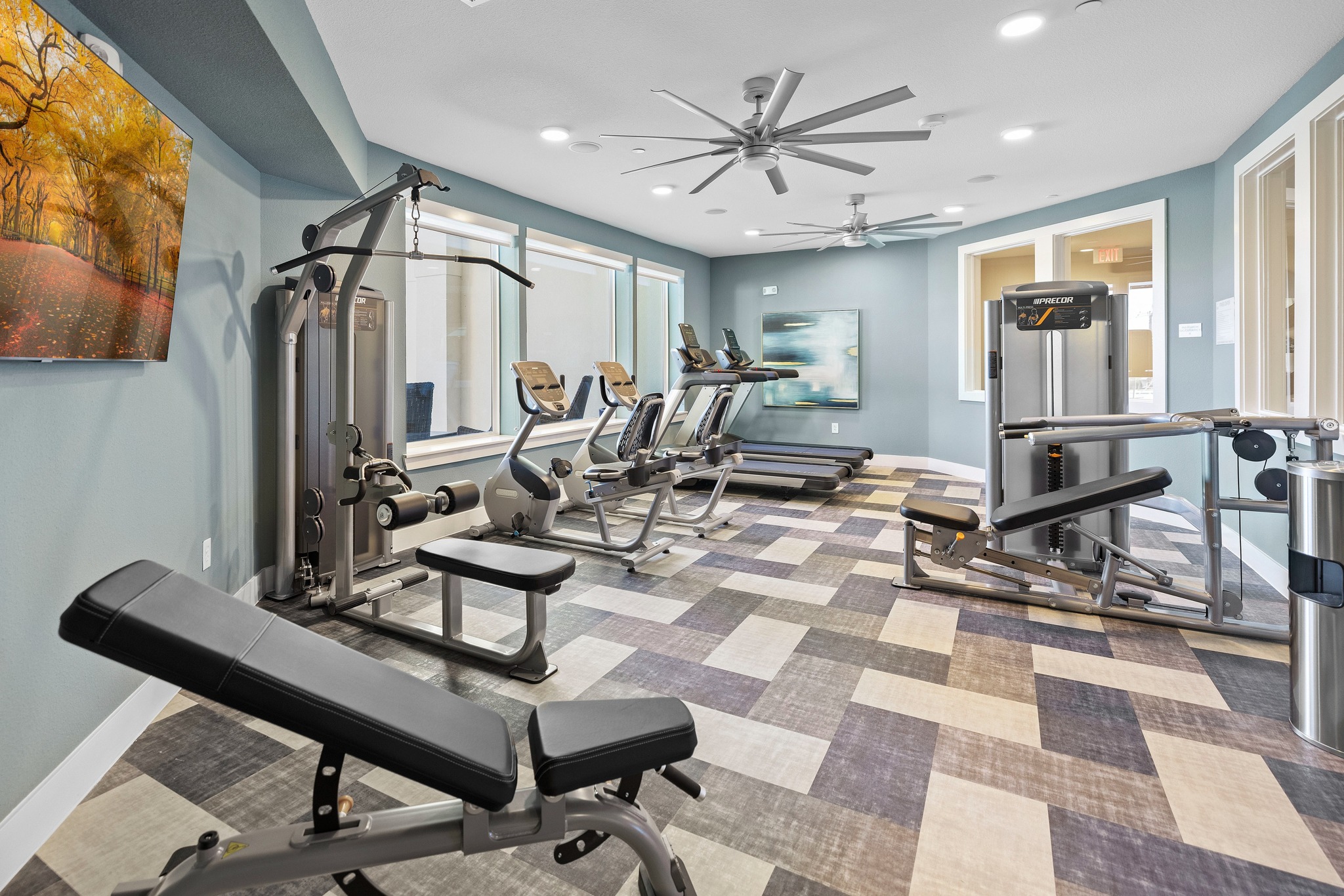 Fitness Center benches