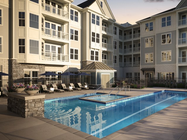 Image of Swimming Pool for Everleigh Short Pump 55+ Active Adult Apartment Homes