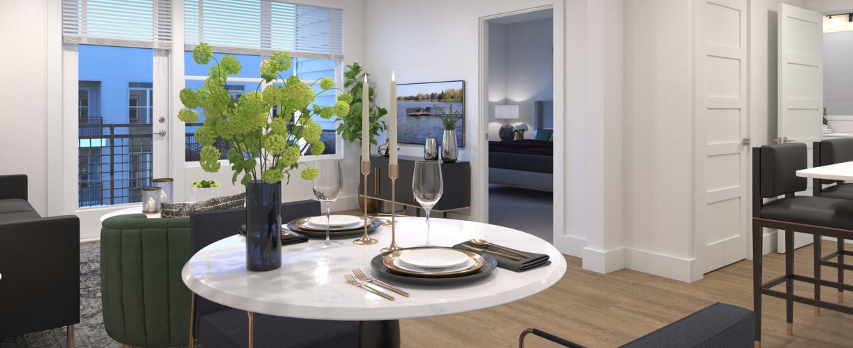Spacious Living and Dining Area
