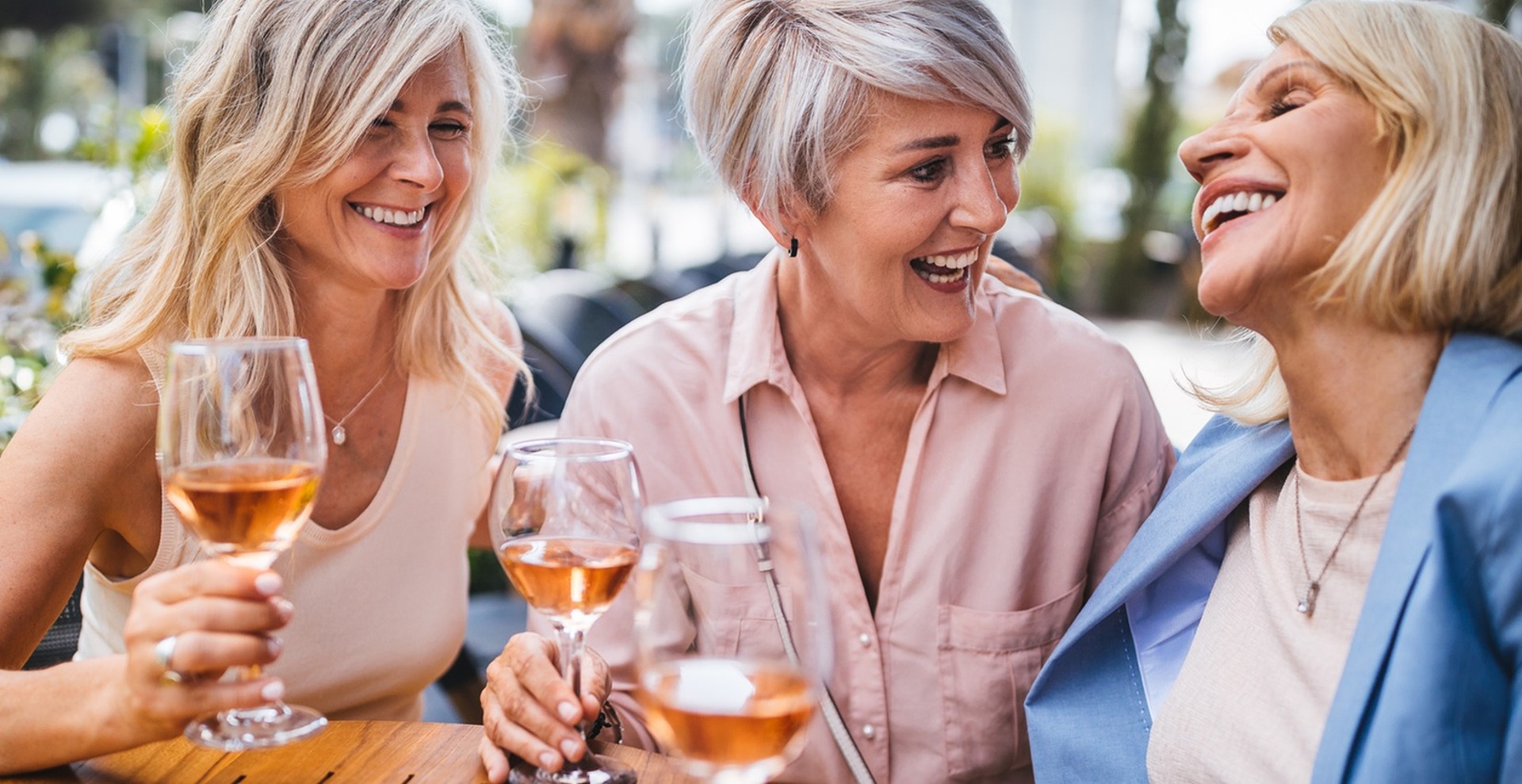 woman at happy hour