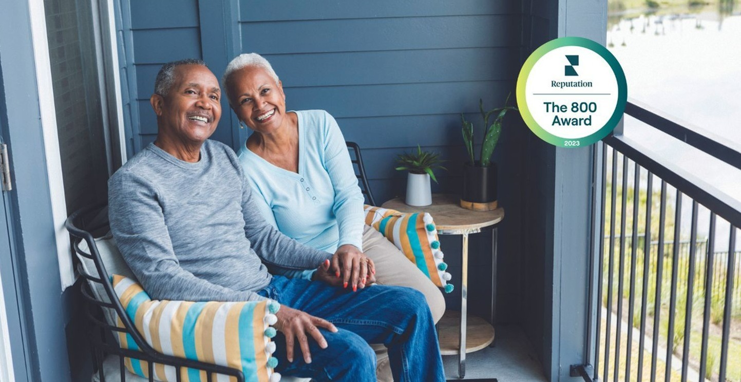 couple on patio