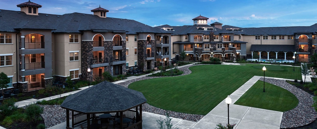 Scenic Courtyard with Fountain