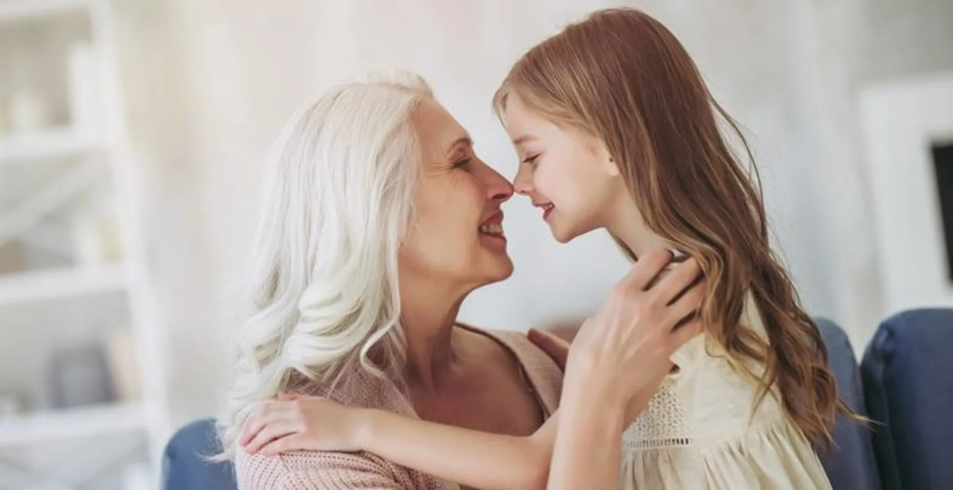 grandmother and granddaughter