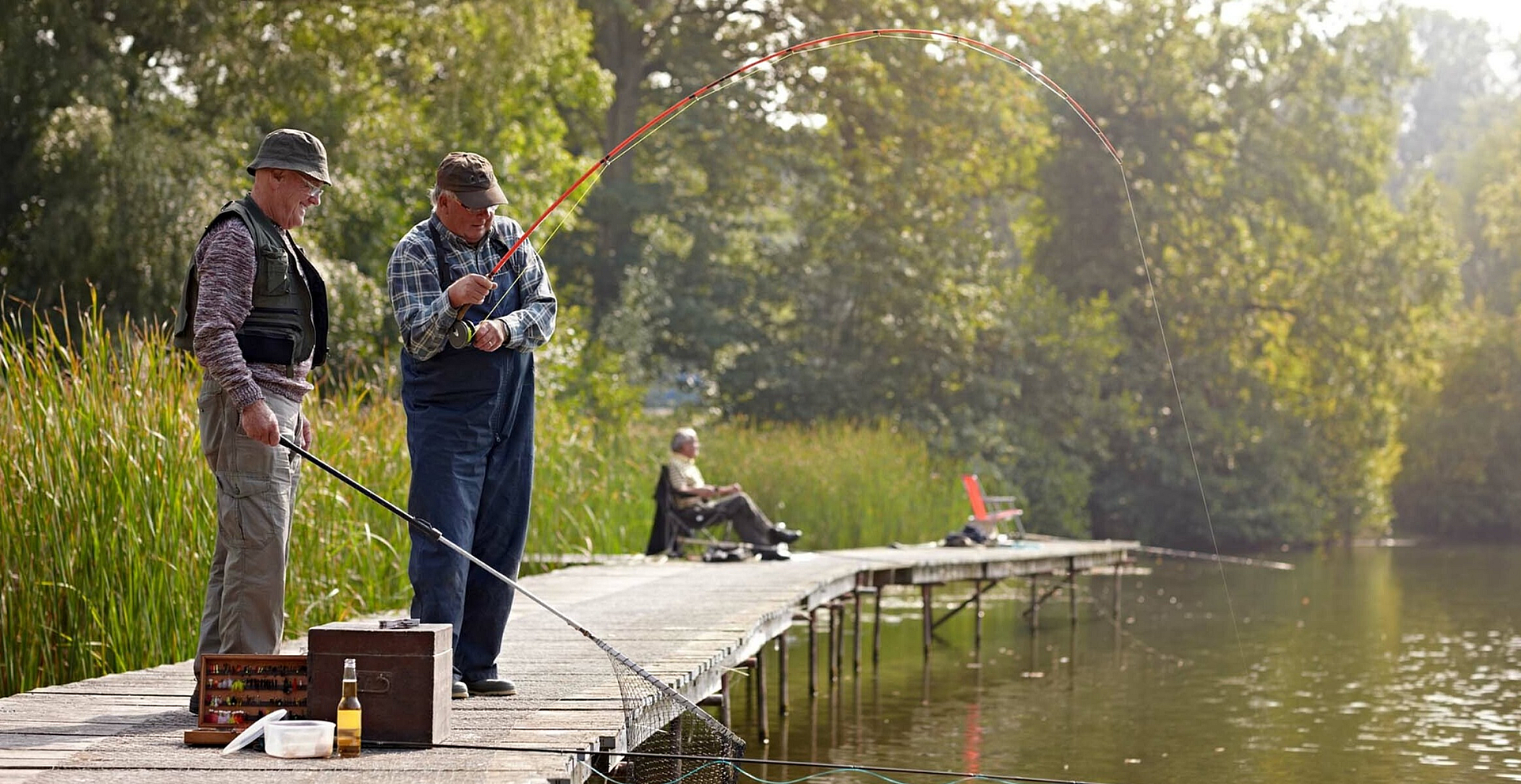Men fishing
