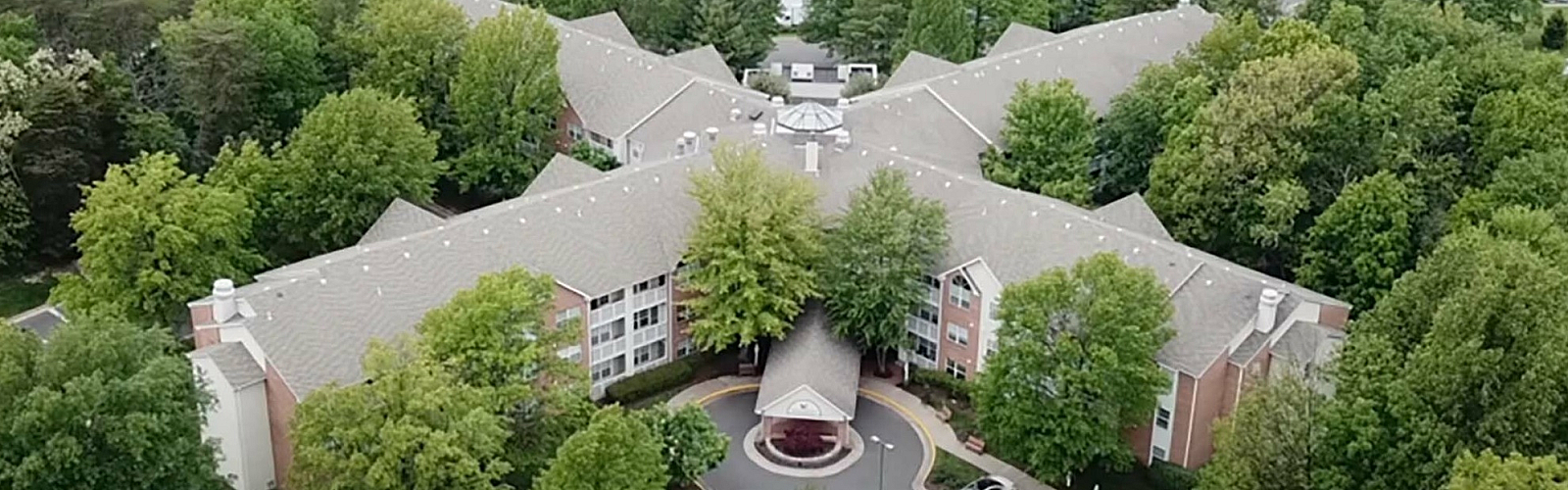 Aerial view of property