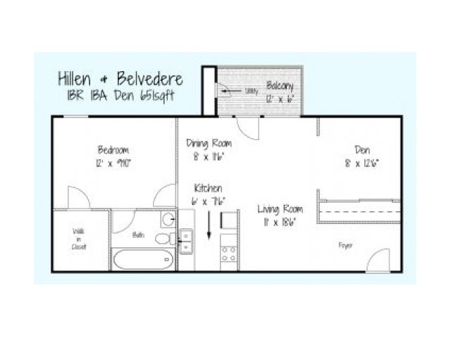 One bedroom
