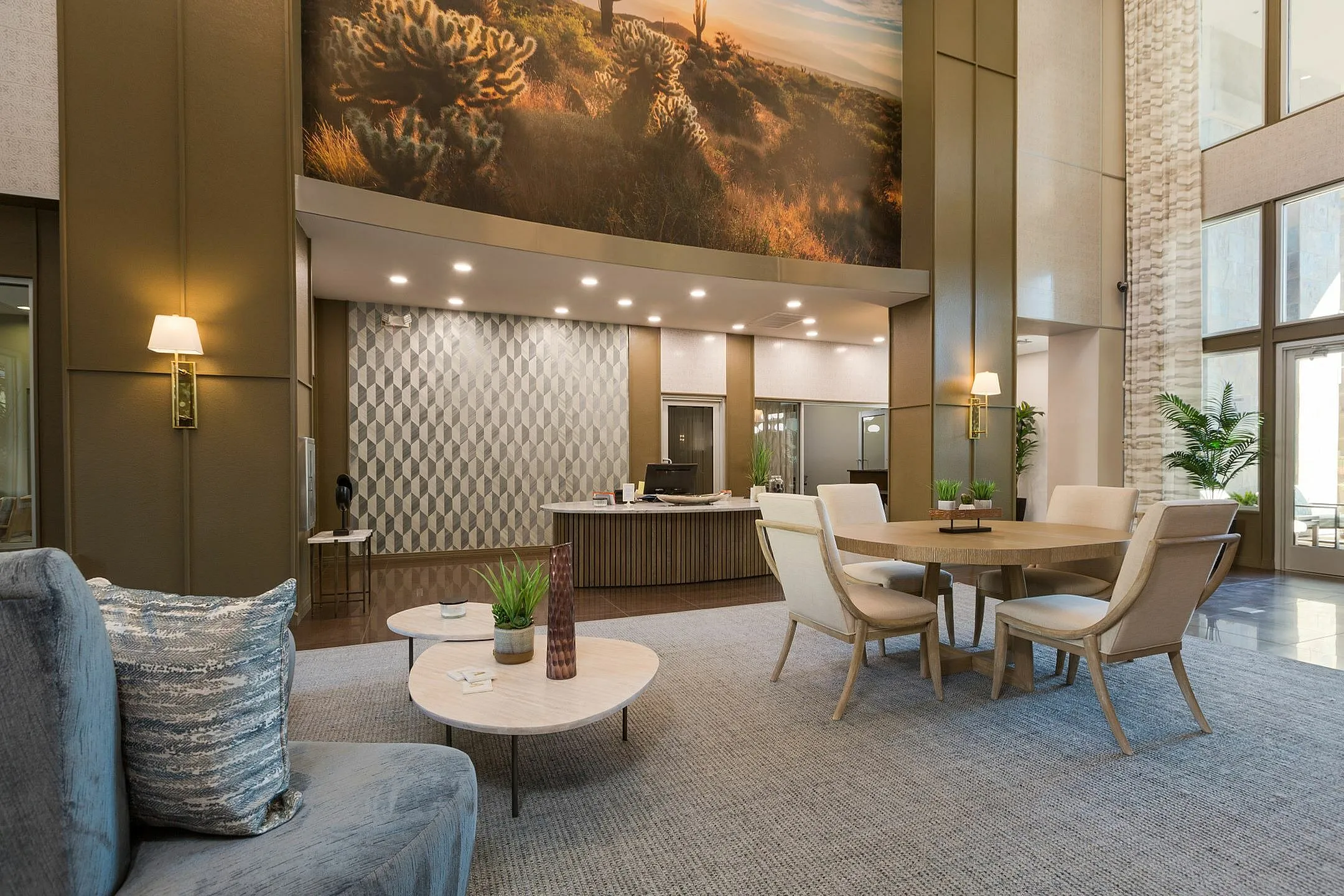 Shared interior space at Aria on Cave Creek Apartments.