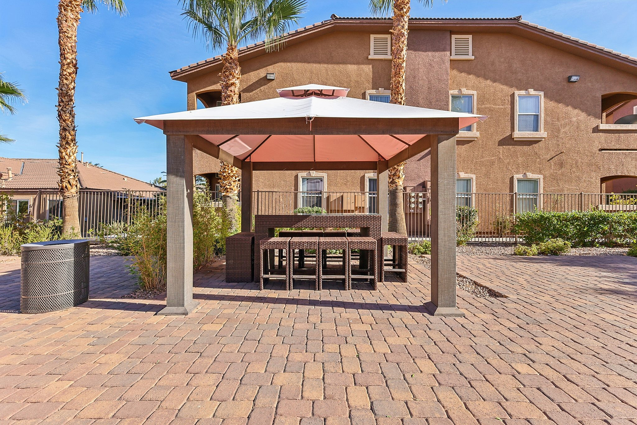 Front Pool Seating Area