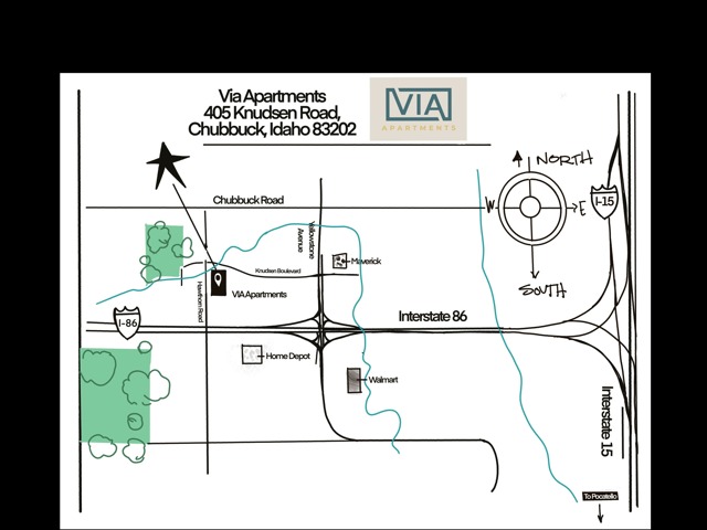 Via location map