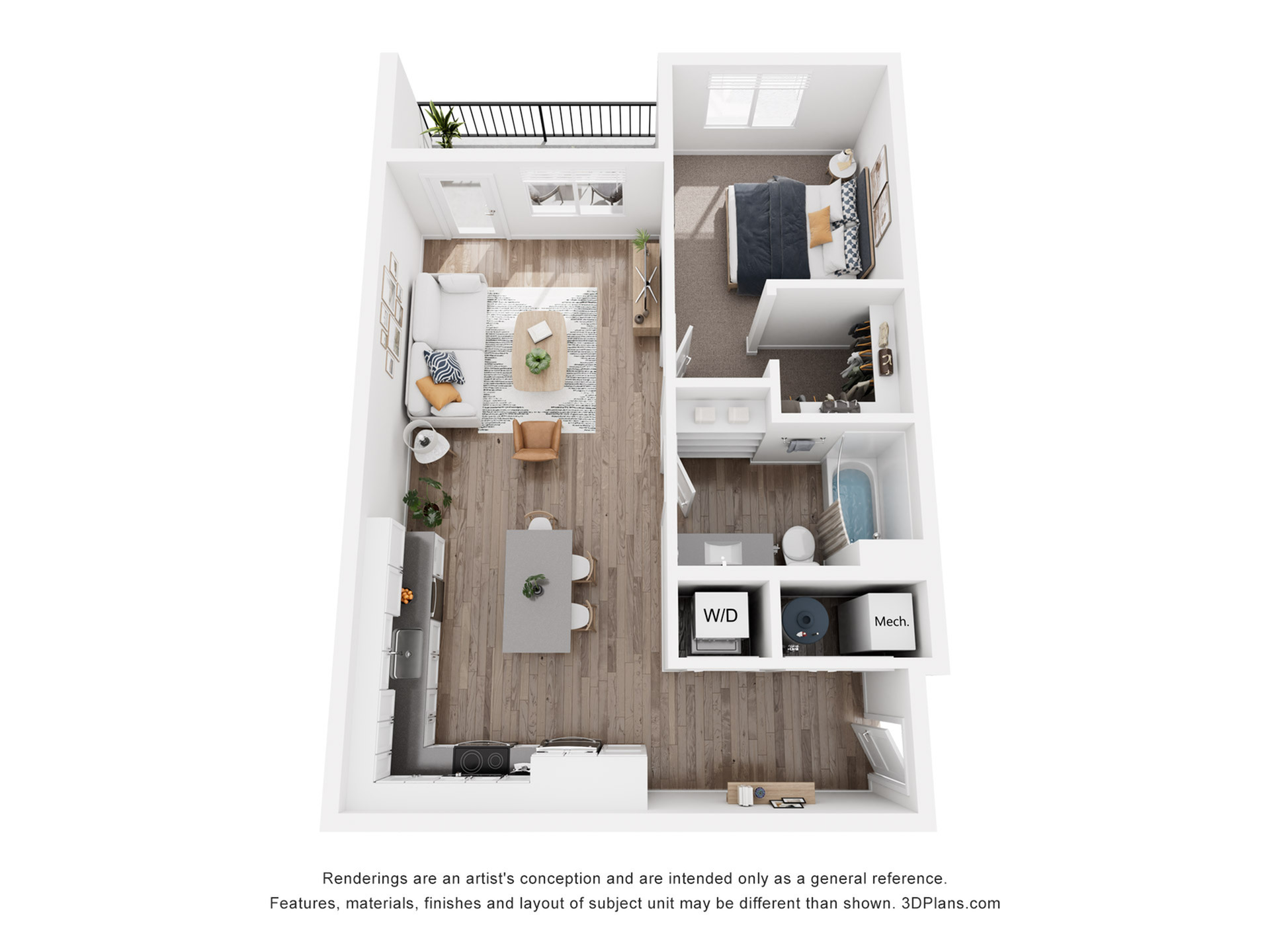 Includes Balcony or Patio