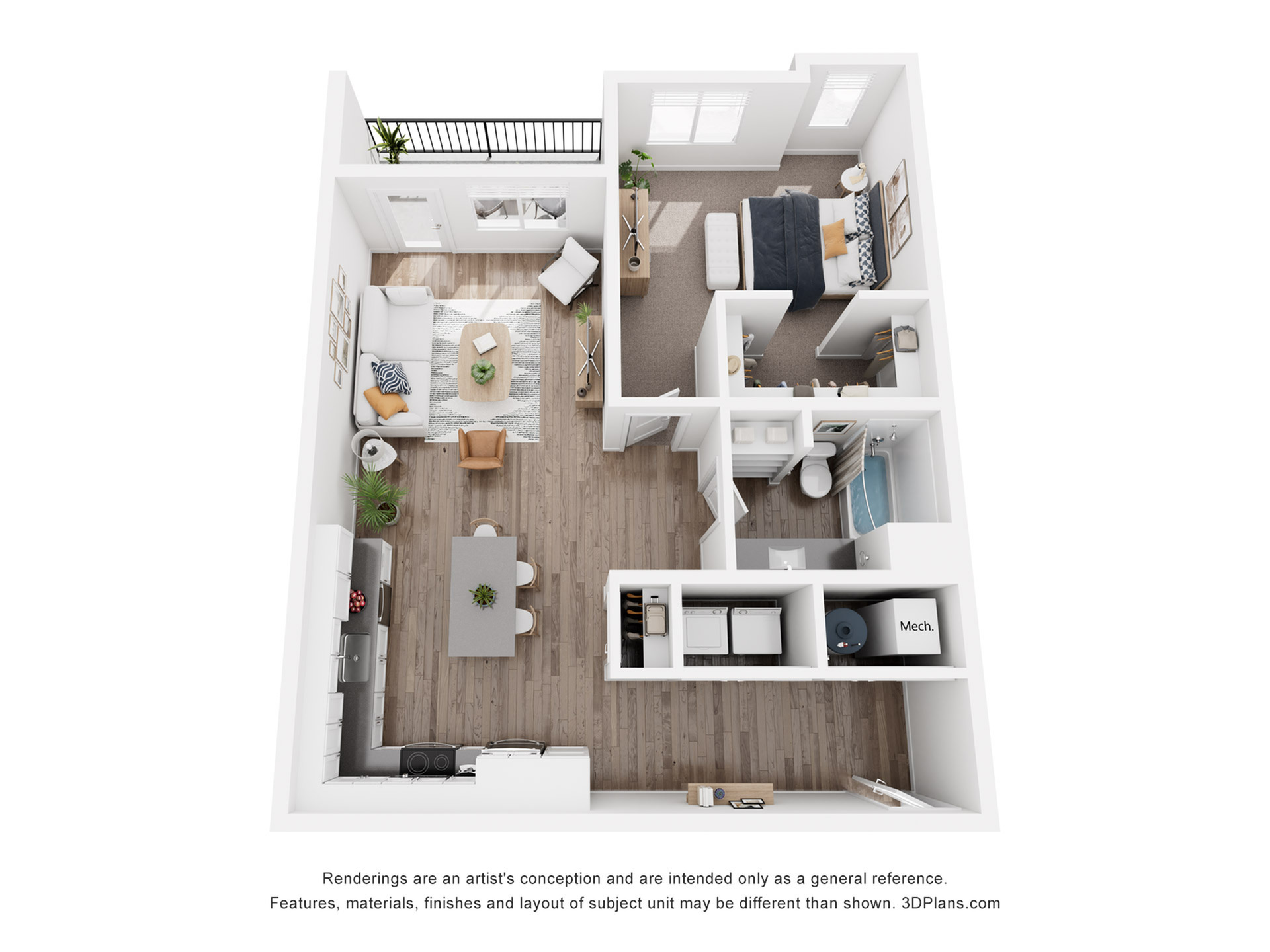 Includes Balcony or Patio