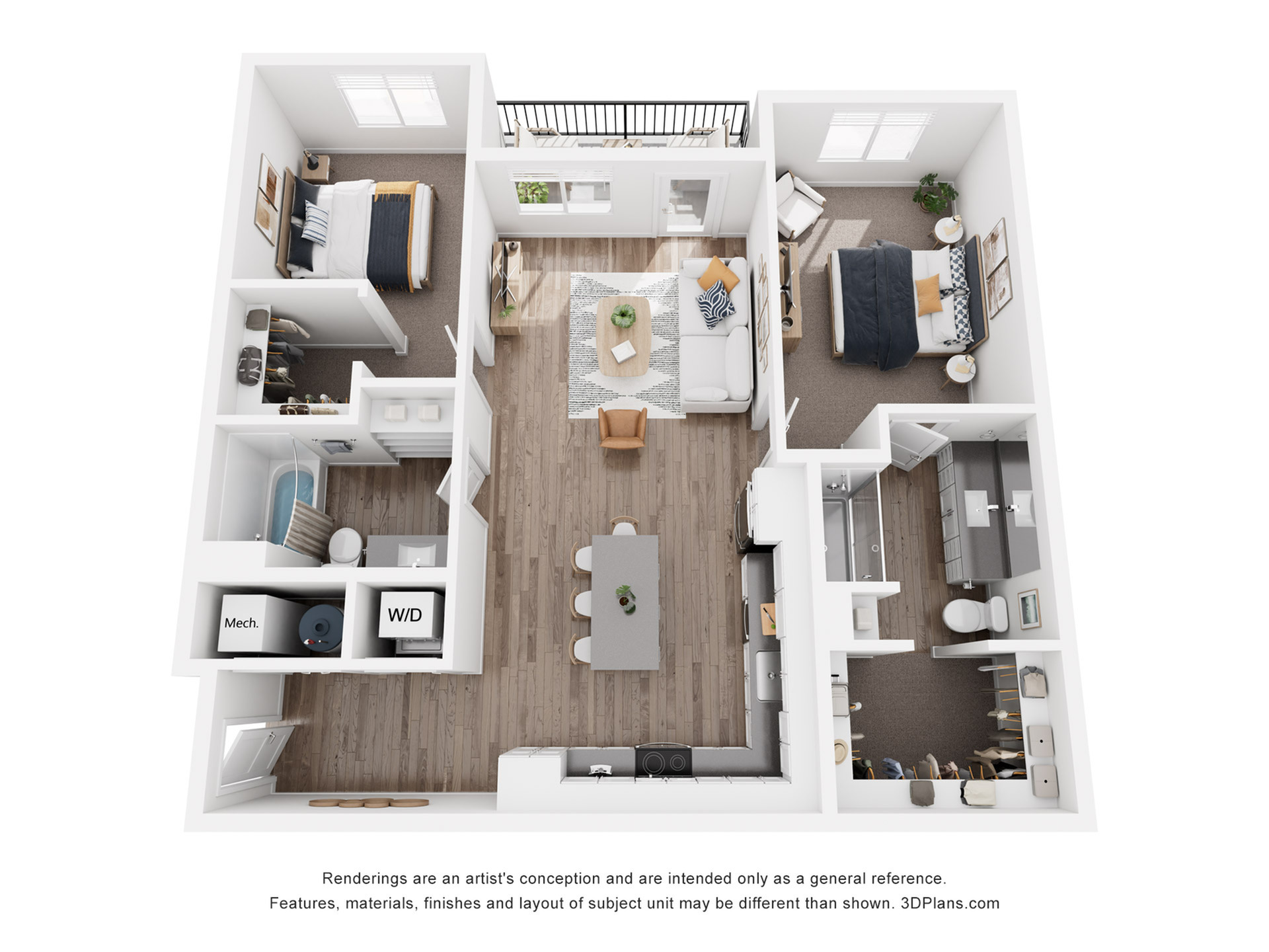 Includes Balcony or Patio