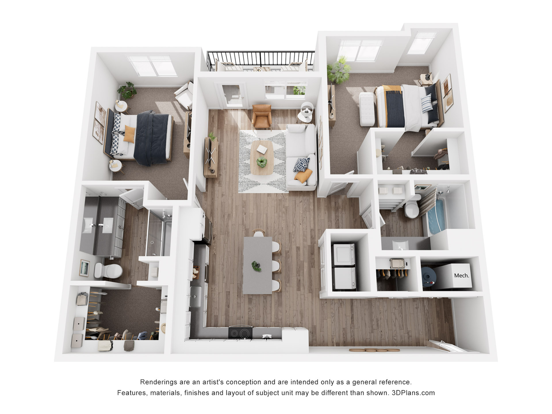 Includes Balcony or Patio