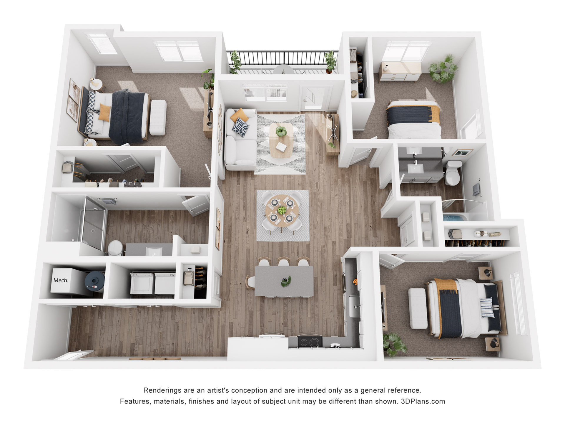 Includes Balcony or Patio