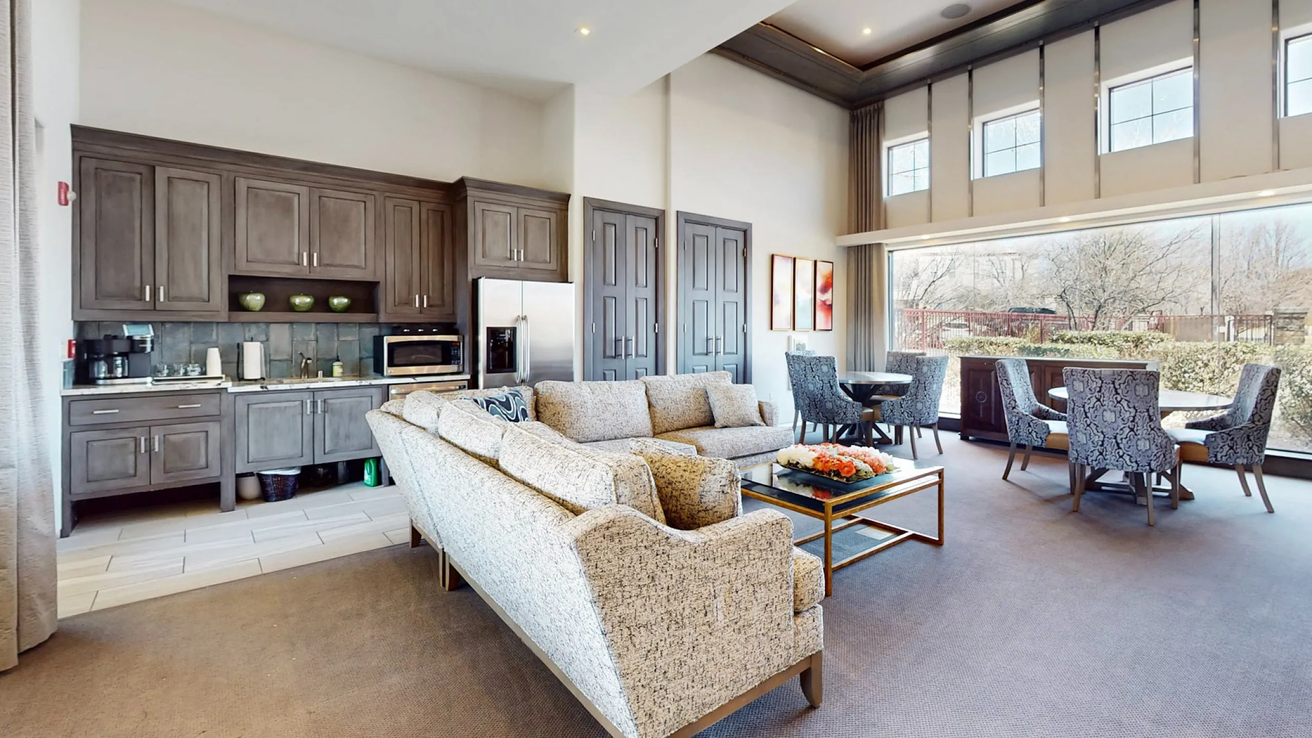 Bright open social space