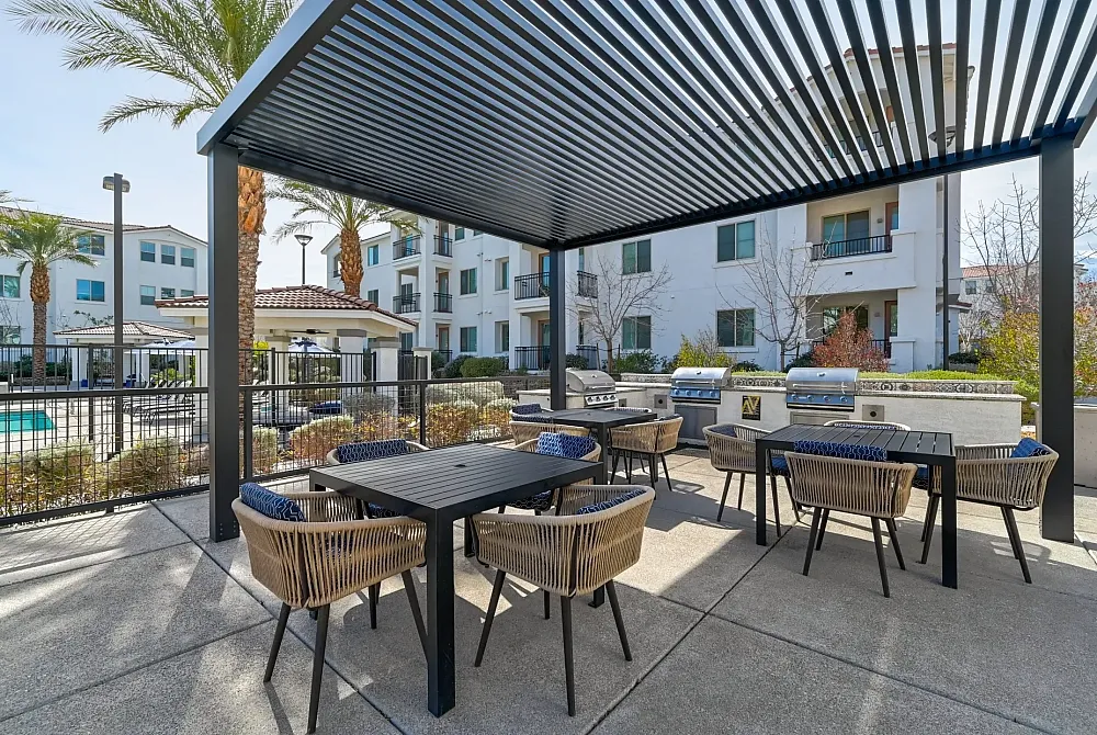 Main patio grill area