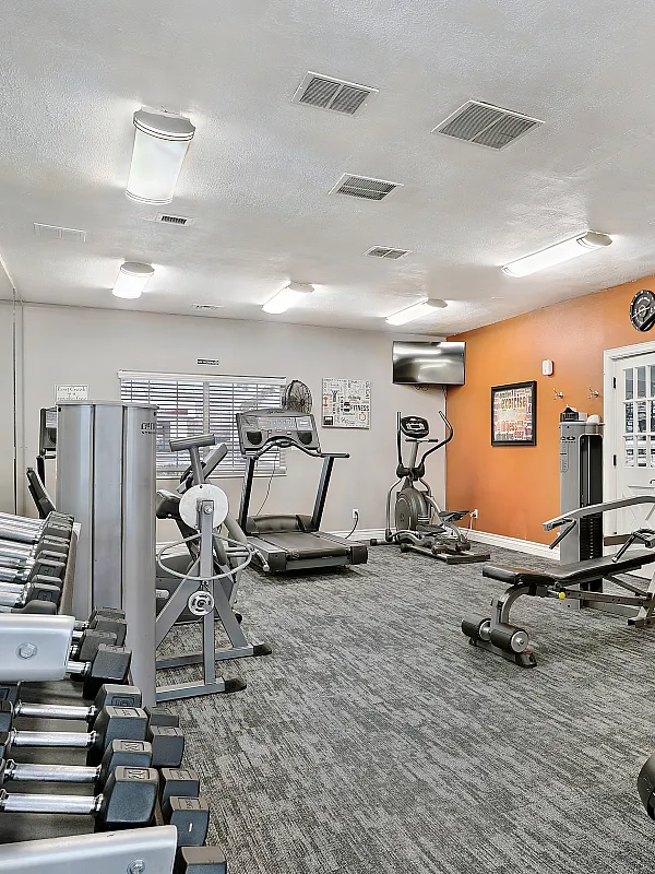 Modern fitness center.