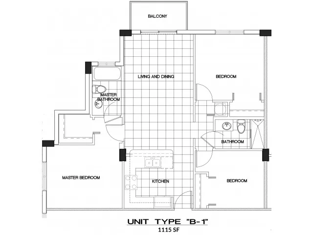 3 Bedroom, 2 Bathroom