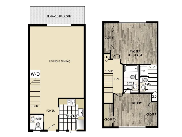 Bougainville | 2 bedrooms, 2.5 bath