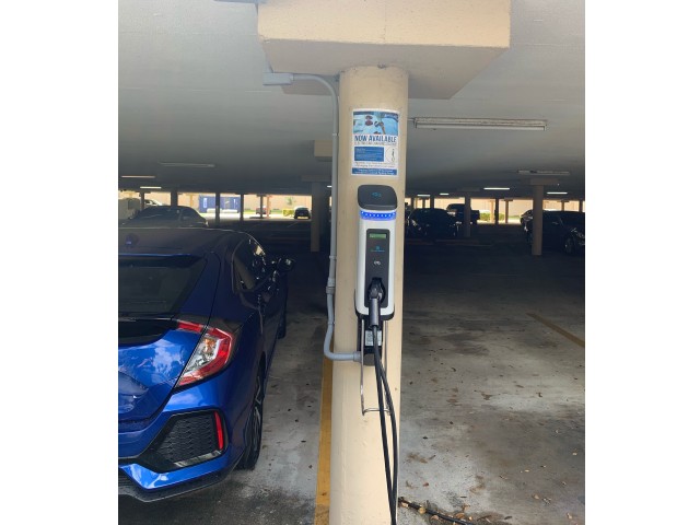 Image of Electric Car Charging Station for Aventura Harbor Apartments