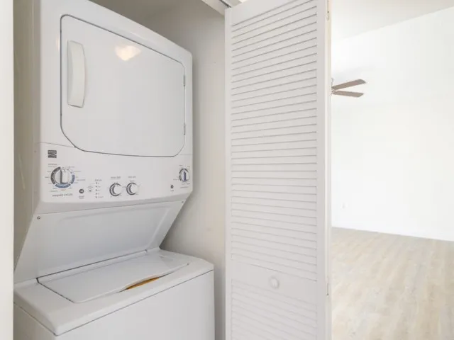 Image of Full-Size, Large Capacity Stackable Washer & Dryer for Gables 37 Grand