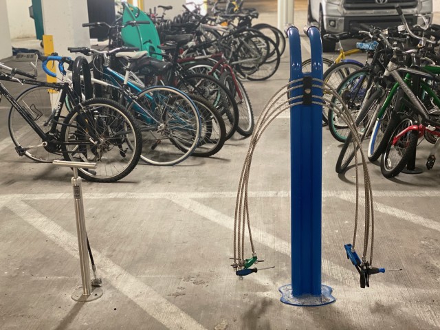 Image of Secure Bicycle Area With Fully Equipped Bike Repair Station for Miami Bay Waterfront Midtown Residences
