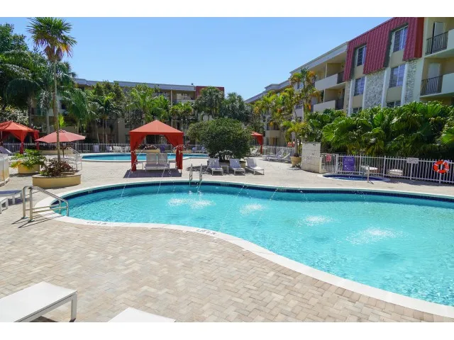 Image of Two Large Swimming Pools with Poolside WIFI for Colony at Dadeland