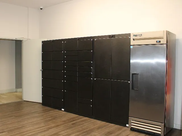 Luxer One Package Room with Refrigerator Lockers