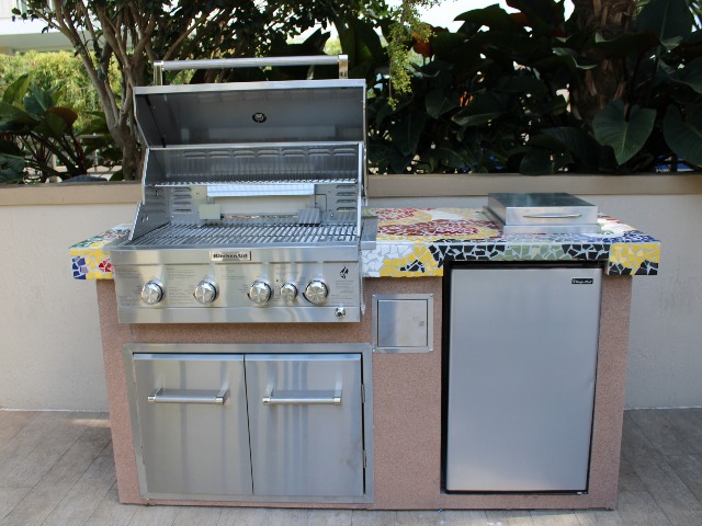 Separate Outdoor Grilling Area For Personal Entertaining