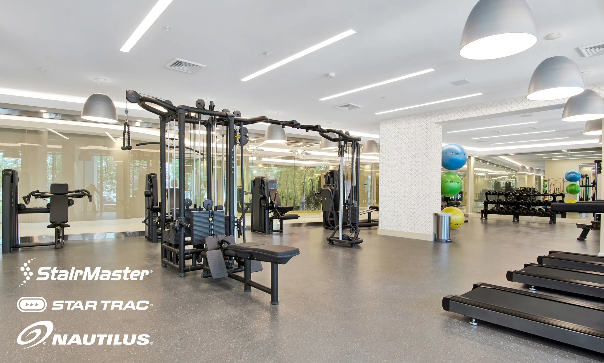 24-Hour Fitness Center and Weight Room with Private Lockers
