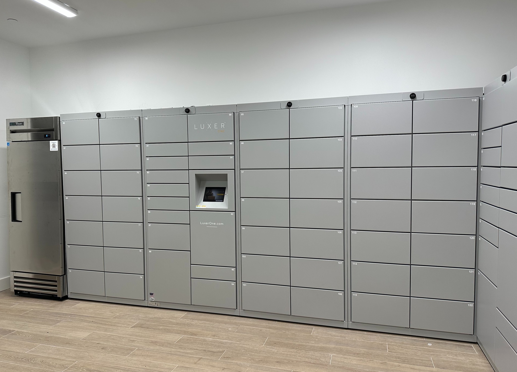 Luxer One Package Room with Refrigerated Lockers