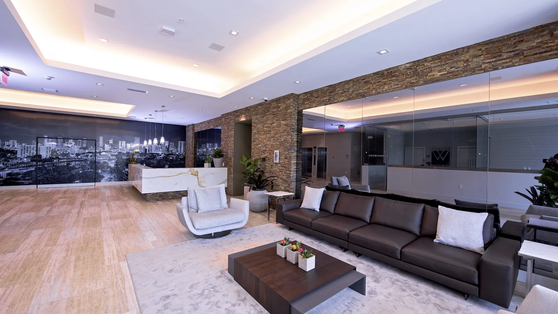 LOBBY AND SEATING AREA