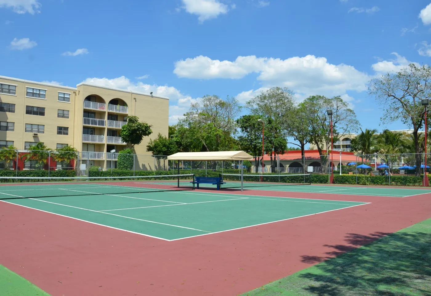 tennis courts