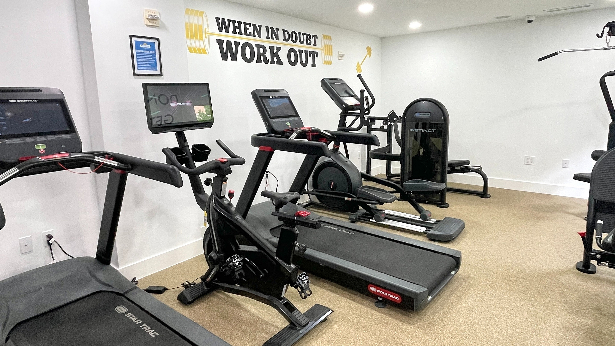 sunrise village fitness center, cardio machines