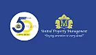 United Property Management 50th-anniversary logo featuring bold blue and gold colors, emphasizing a commitment to excellence since 1976.