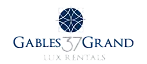 Elegant logo design of Gables 37 Grand Lux Rentals featuring a geometric star motif.